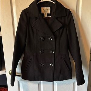 Black Pea Coat